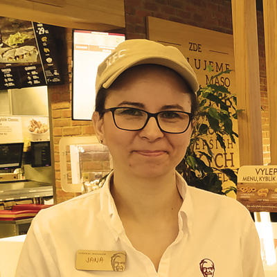 Od první brigády k vedení restaurace KFC