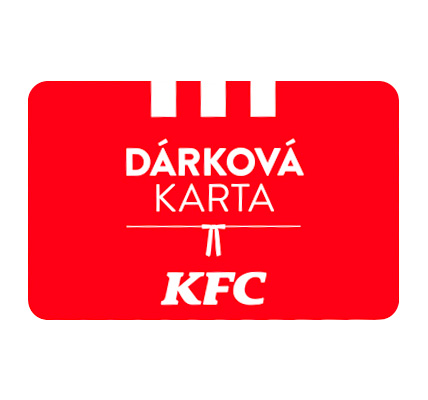 Dárková karta KFC v hodnotě 500 Kč